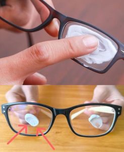 Rayures sur les lunettes : inutile de dépenser de l’argent : appliquez-en un peu et elles disparaîtront instantanément.
