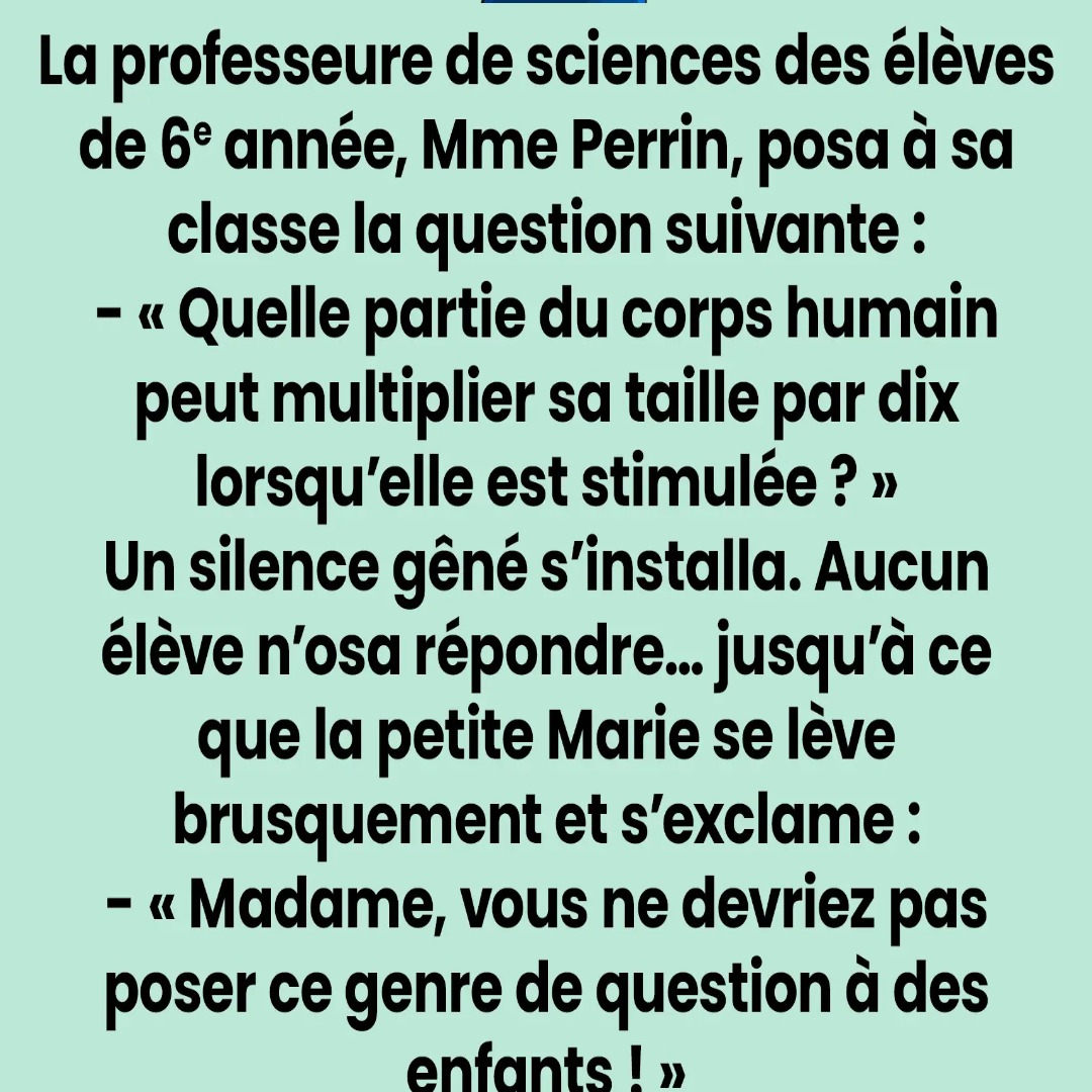 Une question lui semble osée en plein cours… mais la réponse va totalement la surprendre (et vous aussi) !