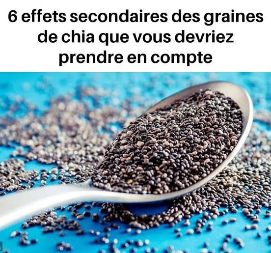6 effets secondaires des graines de chia que vous devriez prendre en compte