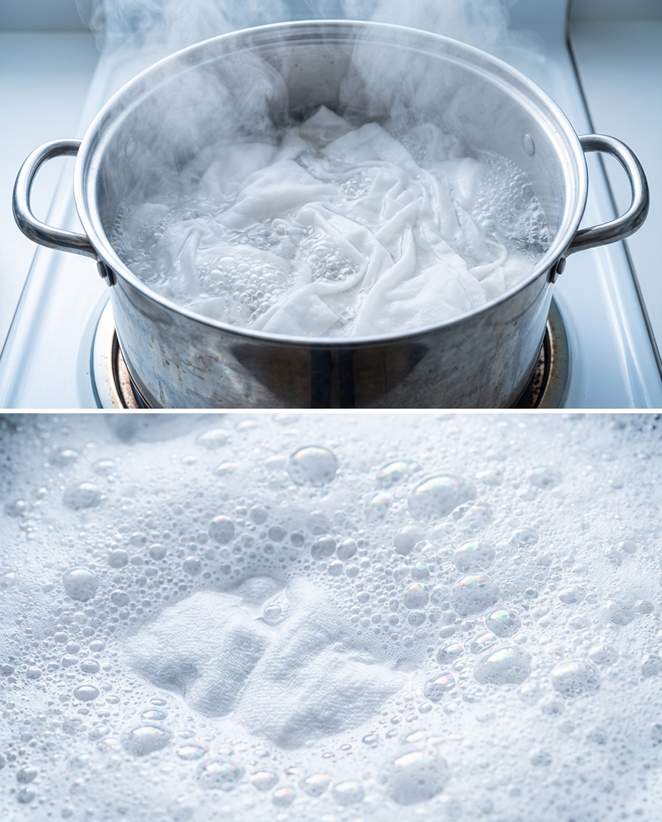 Dites adieu au jaunissement : la recette naturelle pour redonner de l’éclat à votre linge blanc sans javel.