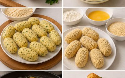 Croquettes de Pommes de Terre au Fromage : la Recette Croustillante et Ultra Fondante