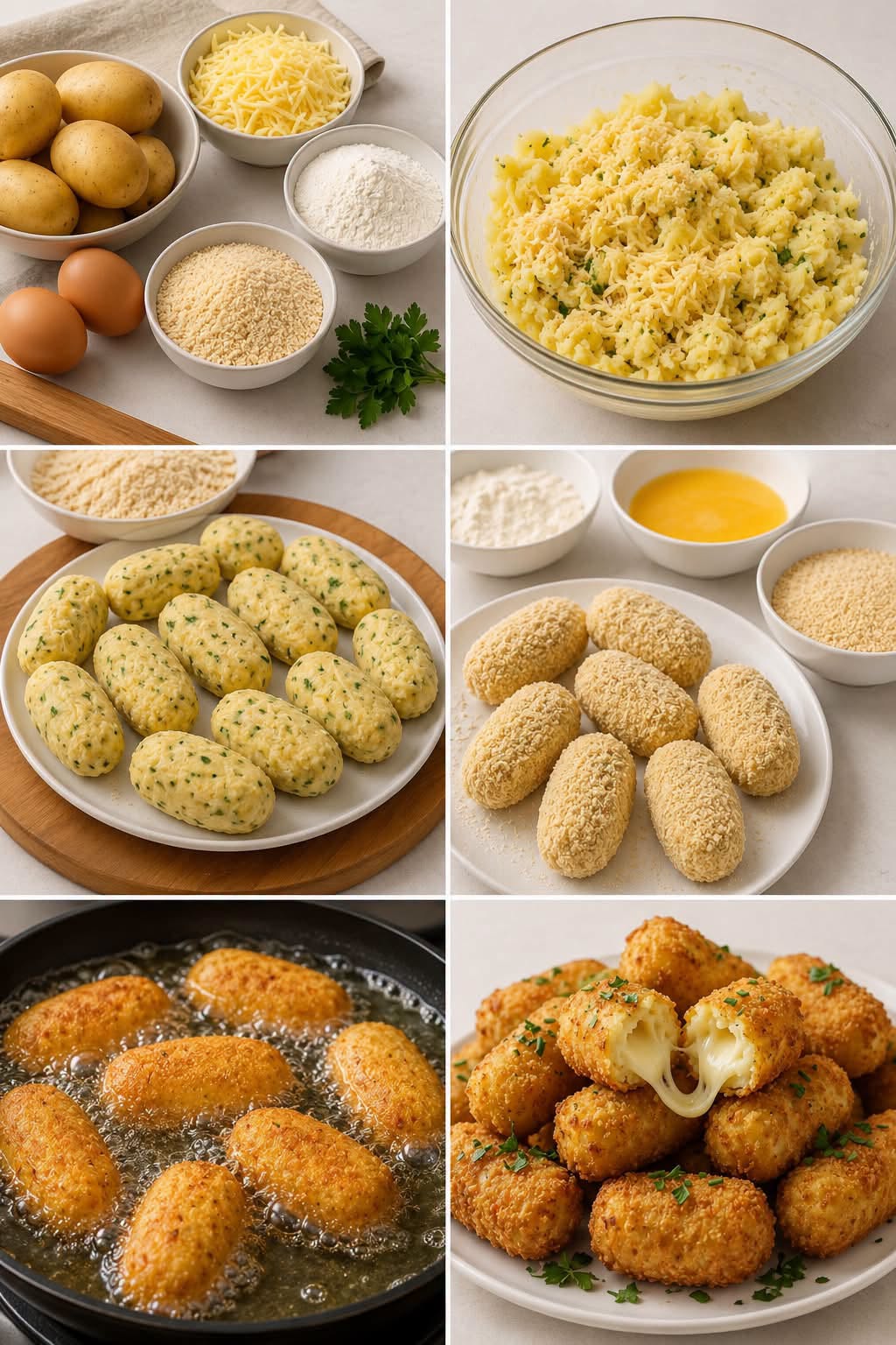 Croquettes de Pommes de Terre au Fromage : la Recette Croustillante et Ultra Fondante