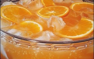 Punch à l’orange en quatre ingrédients : un punch crémeux à l’orange onctueux, idéal pour les fêtes et les journées chaudes.