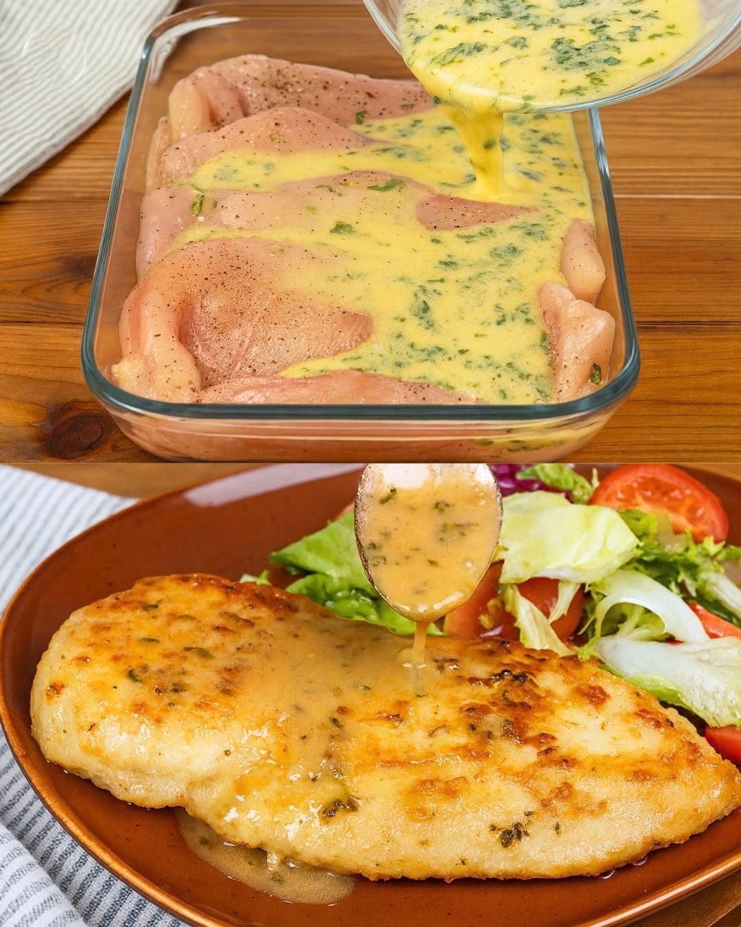 Poulet français au citron et au beurre – juteux, parfumé et prêt en 30 minutes 🇫🇷🍋