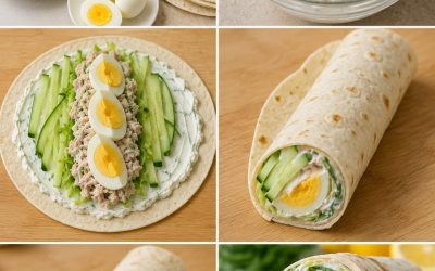 Rouleau de thon au concombre et à l’œuf dur : une recette fraîche et facile