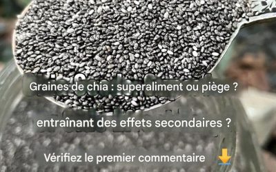 6 effets secondaires des graines de chia que vous devriez connaître.