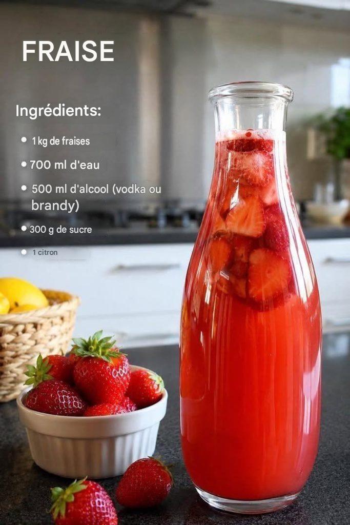 La liqueur de fraises maison est bien plus qu’une simple boisson ; c’est une véritable expérience qui vous rappellera les belles journées d’été. Cette délicieuse liqueur est élaborée à partir de fraises mûres.