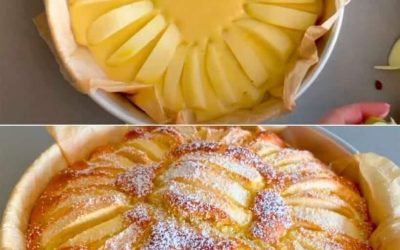 Tarte aux pommes moelleuse et ultra rapide
